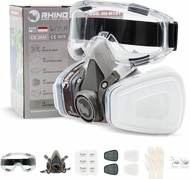 Gafas de Protección y Mascarilla