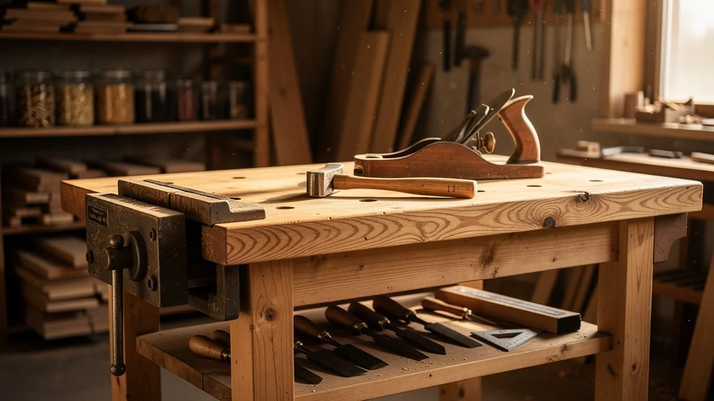 Mesa de Carpintería Casera: Plan + Materiales (Guía Completa)