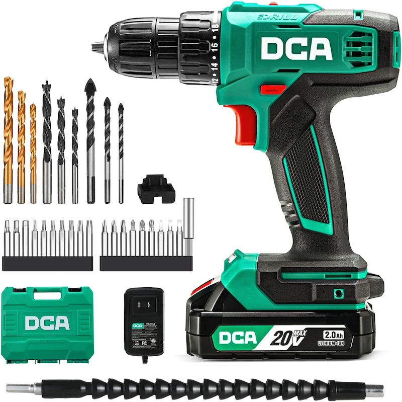 DCA ADJZ2035 Taladro Inalámbrico 20V